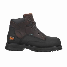 Impact-resistant Cushion Work Ready Gear PowerWelt 6 Inch Waterproof Steel Toe Work Boots