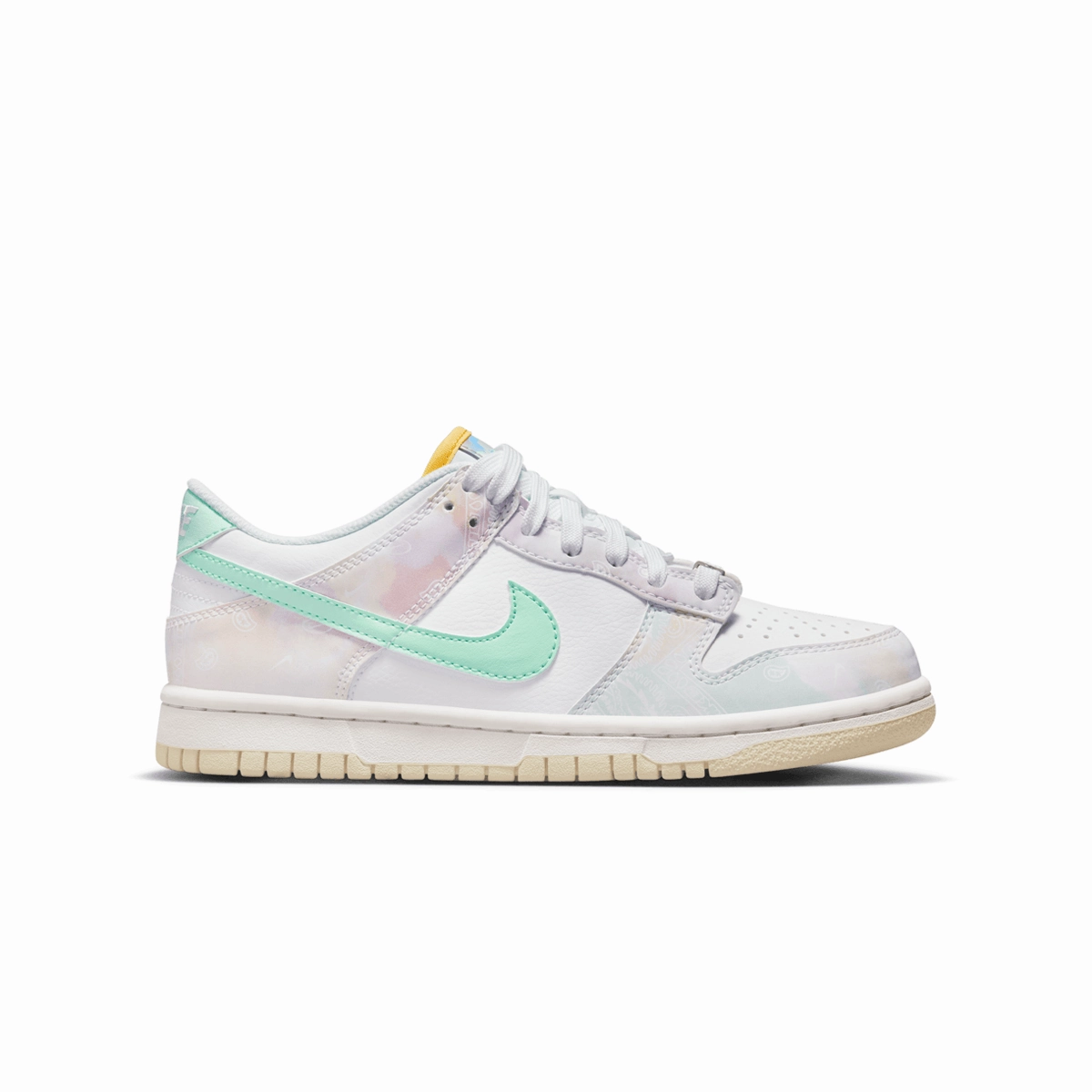 Kid's Dunk Low 'Pastel Paisley' outsole - type Fit