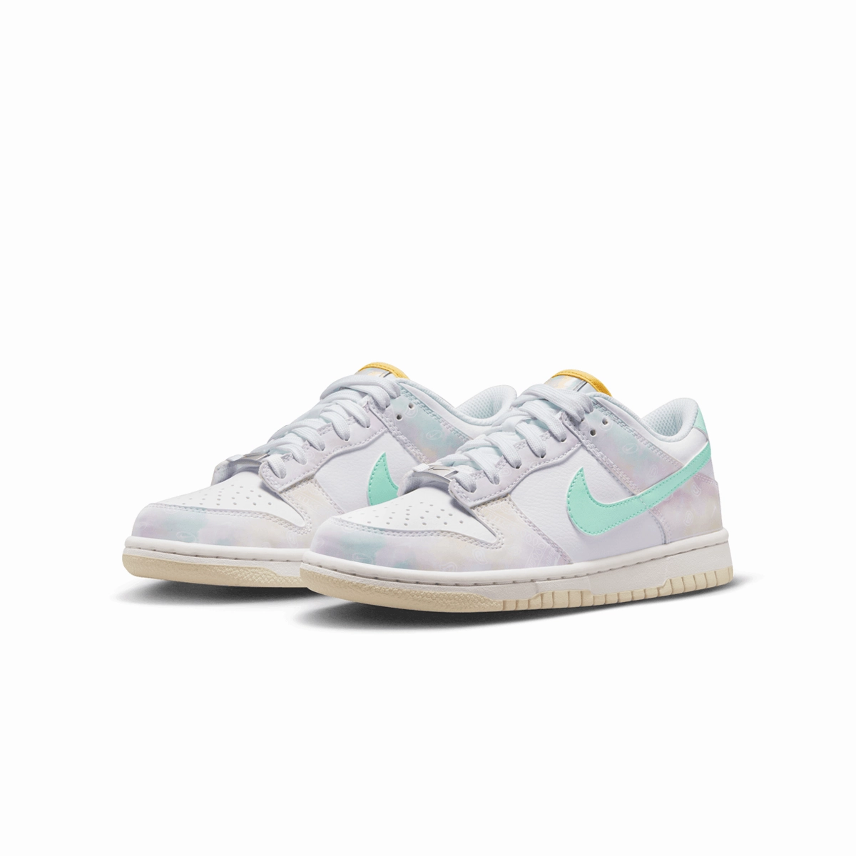 Kid's Dunk Low 'Pastel Paisley' polka-dot least travel