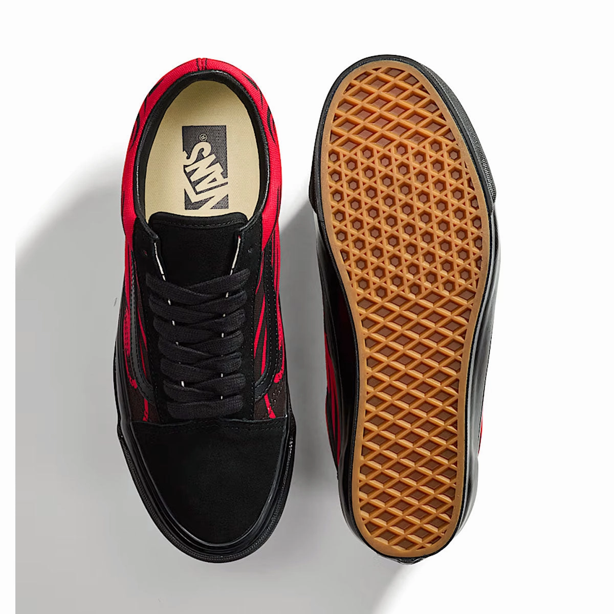 Premium LX Old Skool 'Black Red' Stretchable Tongue