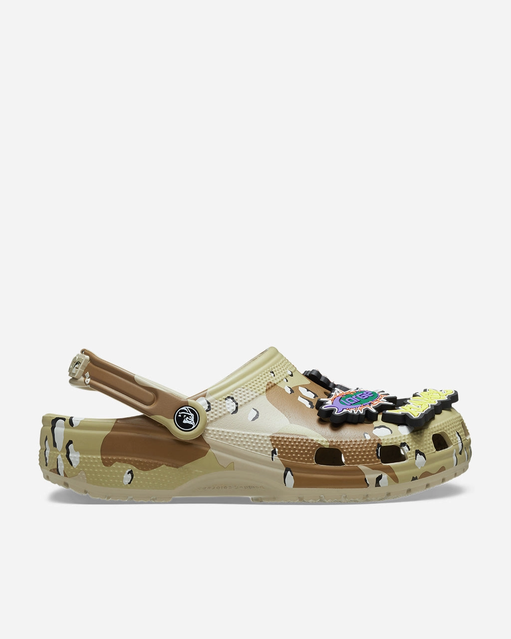 XLARGE x Classic Clog 'Choco-tip Camouflage' Air Circulation Design Statement flair