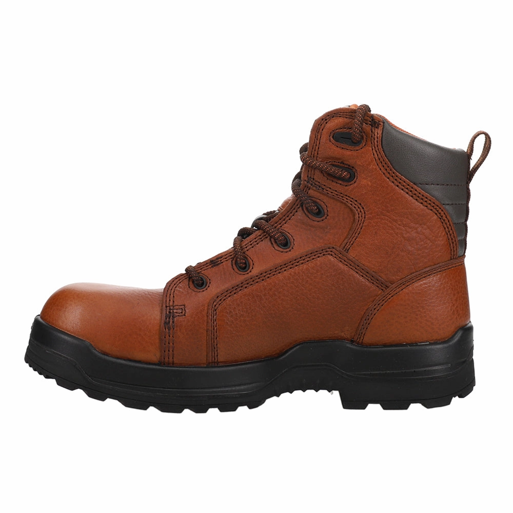 More Energy 6 Inch Waterproof Composite Toe Work Boots Protective Cushion Shoes Non Slip Support
