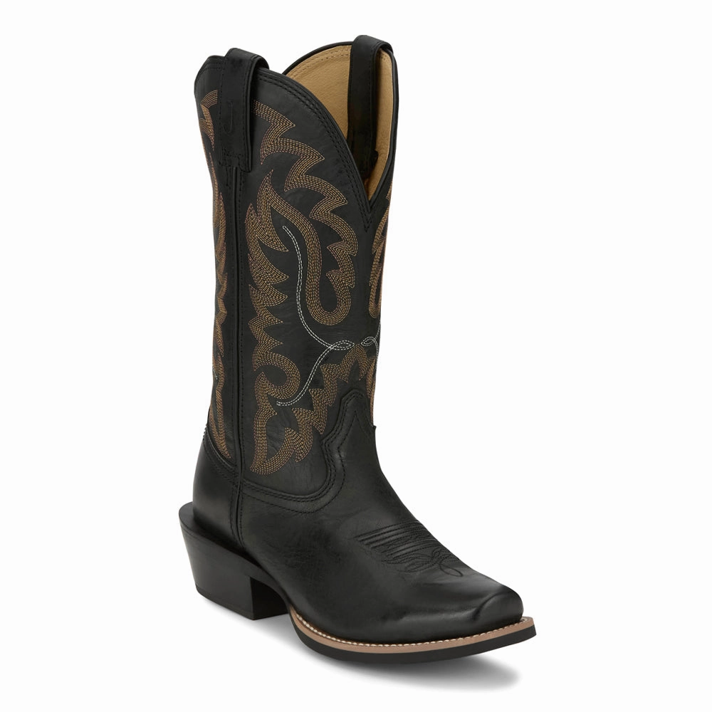 Cowboy Town 13 Inch Square Toe Cowboy Boots Stable Step