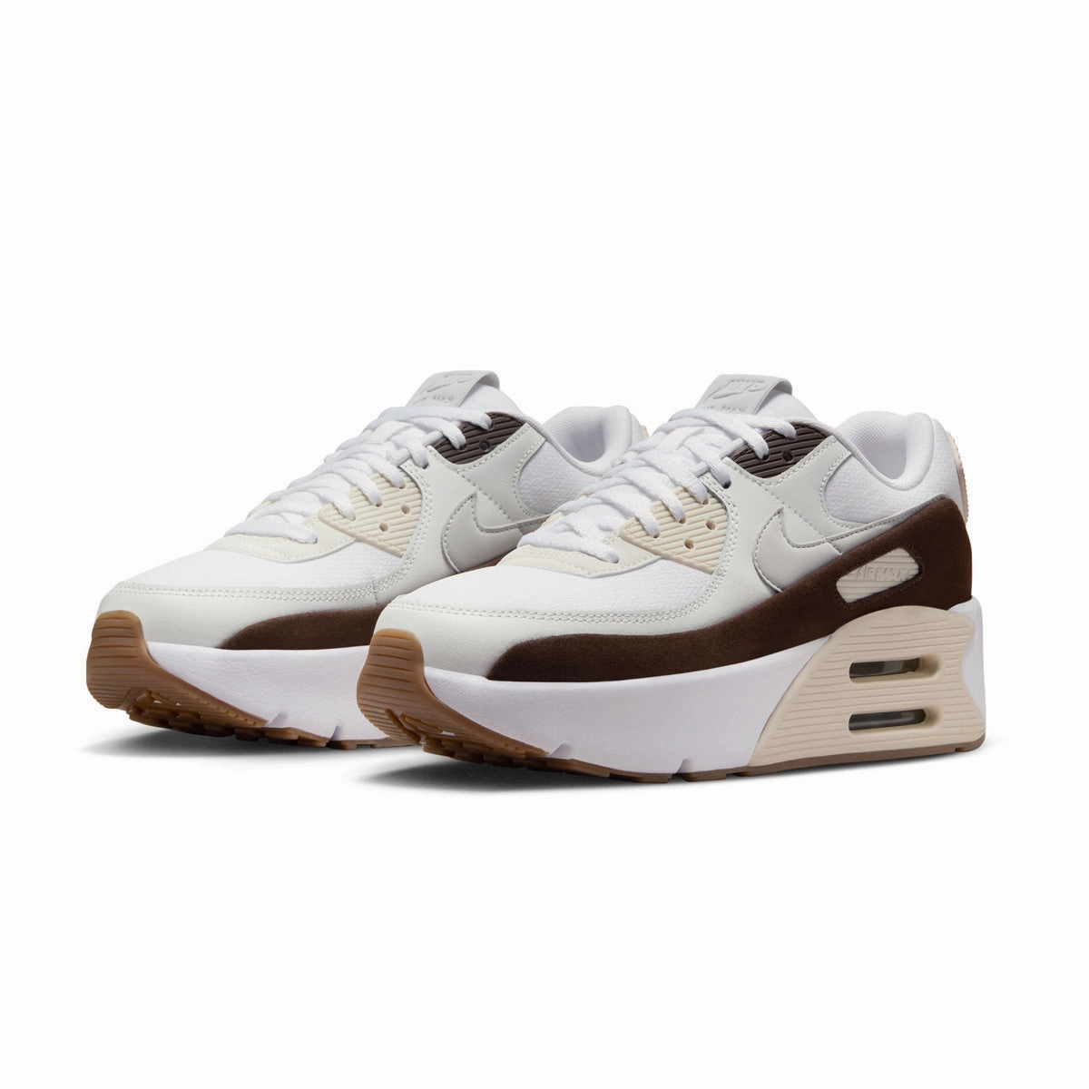 Wmns Air Max 90 LV8 'Tan Brown' trendy - look hassle-free
