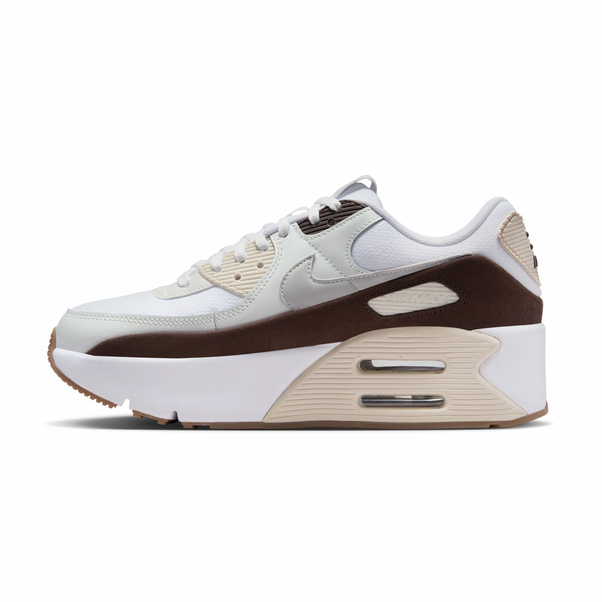 Vegan Leather Option Wmns Air Max 90 LV8 'Tan Brown'