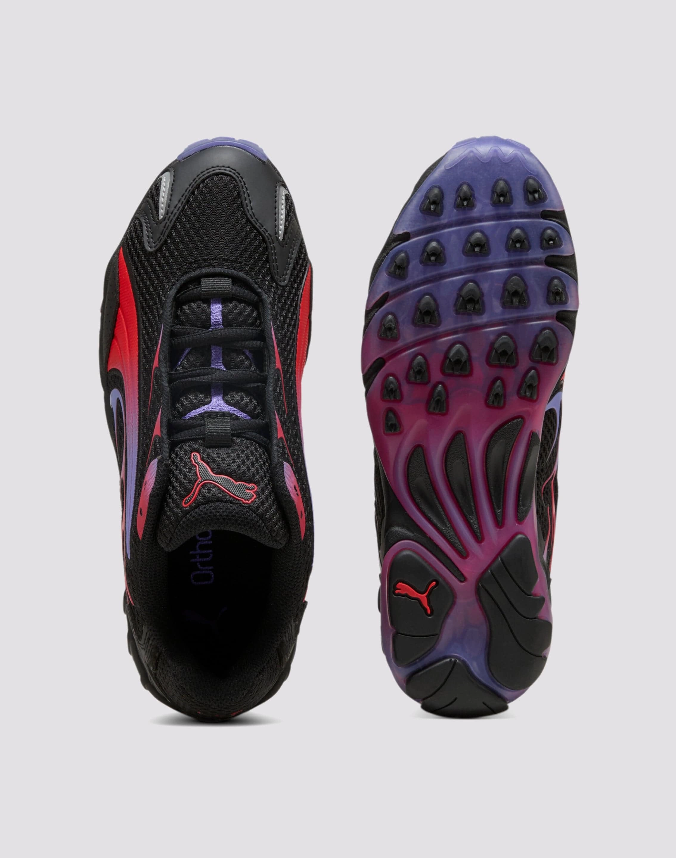 Puma Inhale "Black/Red" Grade School Kids' Kids' sneakers