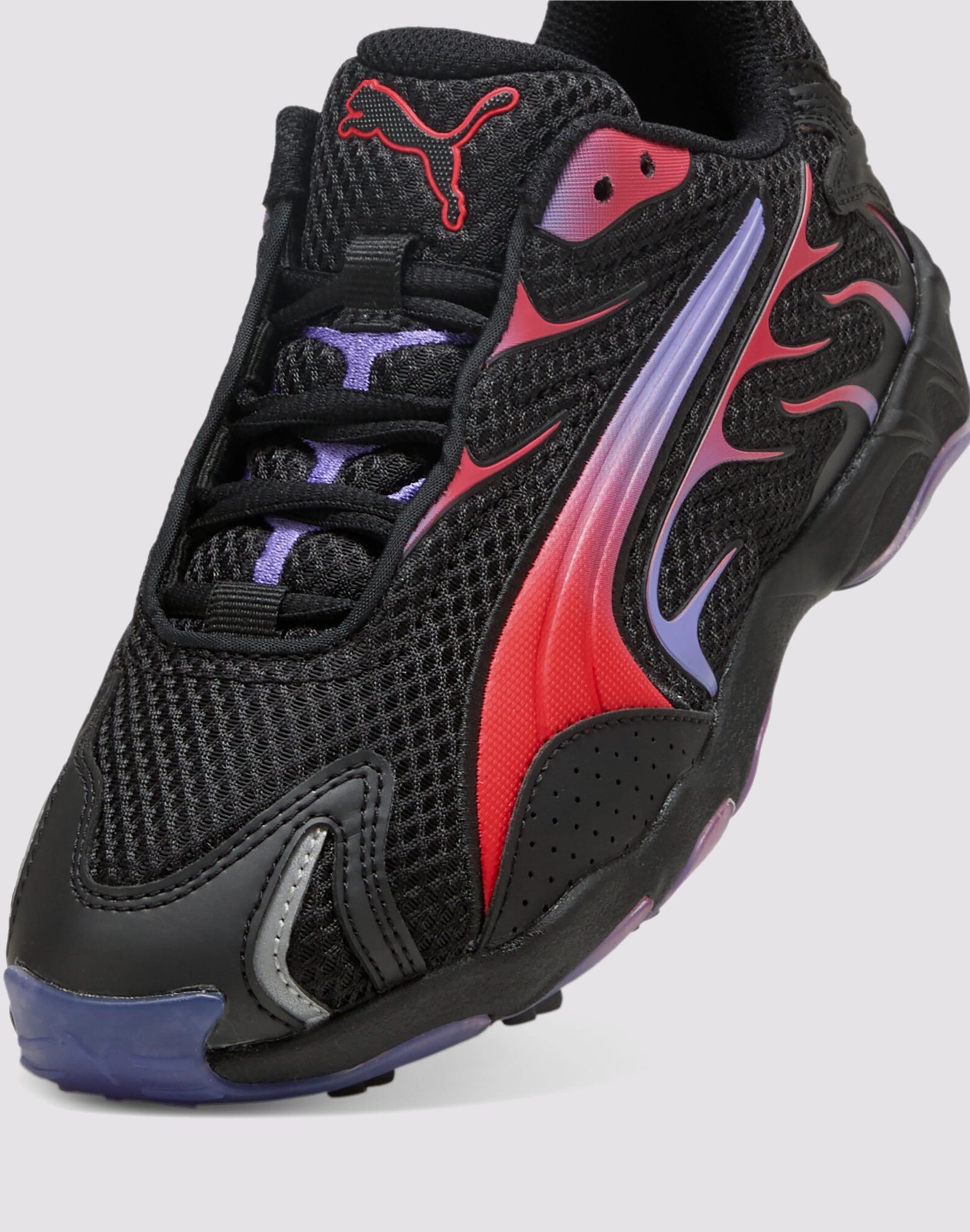 Easy to Wear ComfortCushioning Puma Inhale "Black/Red" Grade School Kids'