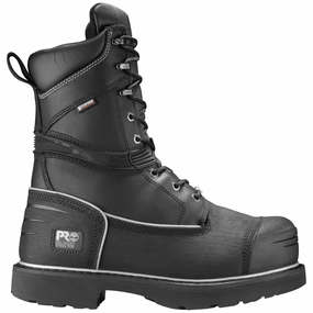Gravel Pit 10 Inch Waterproof Steel Toe Work Boots Tough Outdoor Shoes
