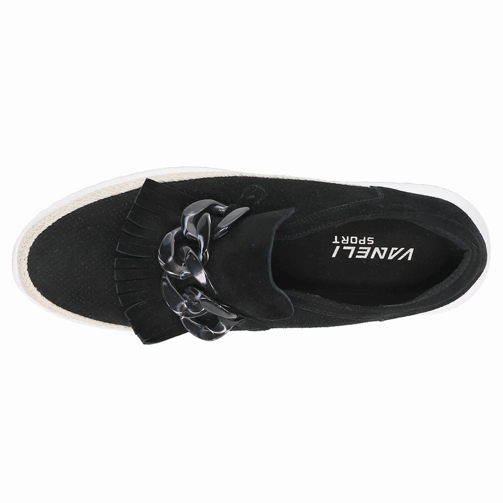 Recycled Material Footbed Qerene Perforated Slip On Sneakers