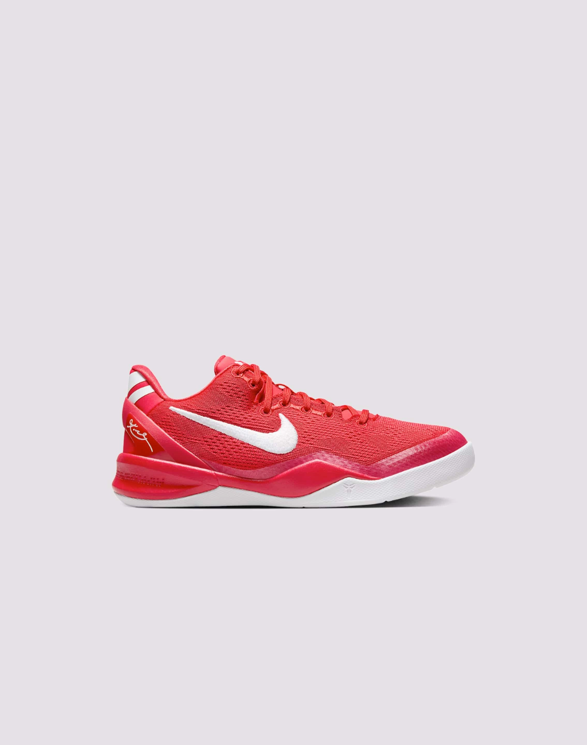 Nike Kobe 8 'University Red' Grade-School Ventilation holes Stretchable Upper