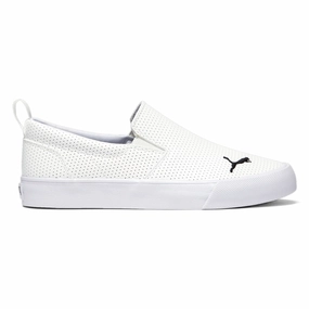 Bari Logo Perforated Slip On Sneakers statement - piece winter style statements