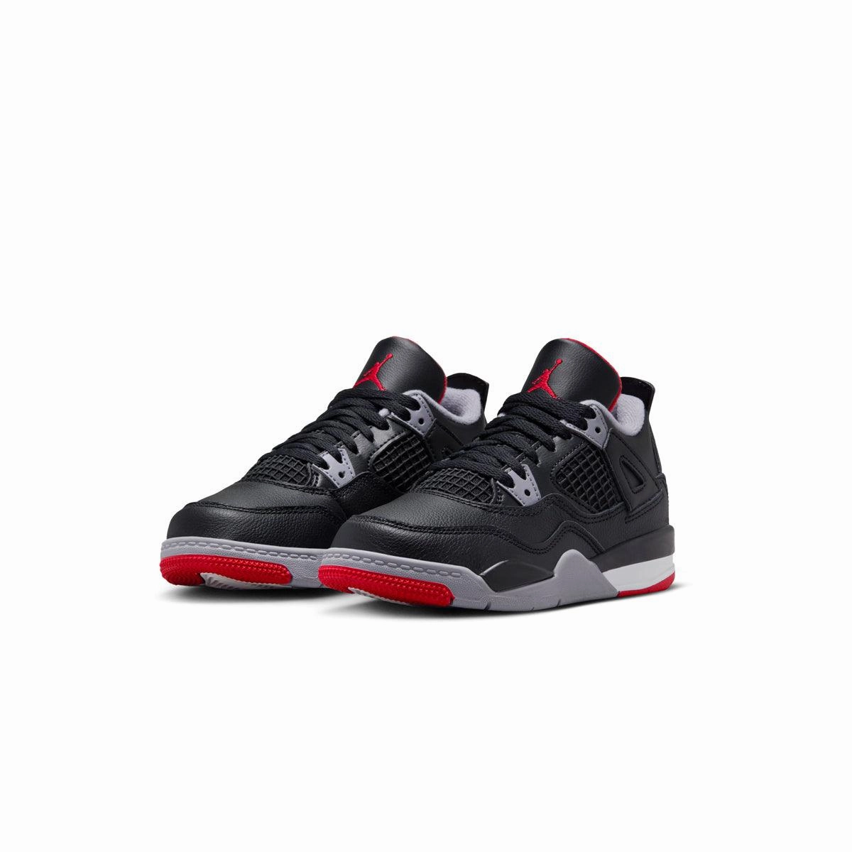 Casual Elegance All-Purpose Kids Air Jordan 4 Retro 'Bred Reimagined'