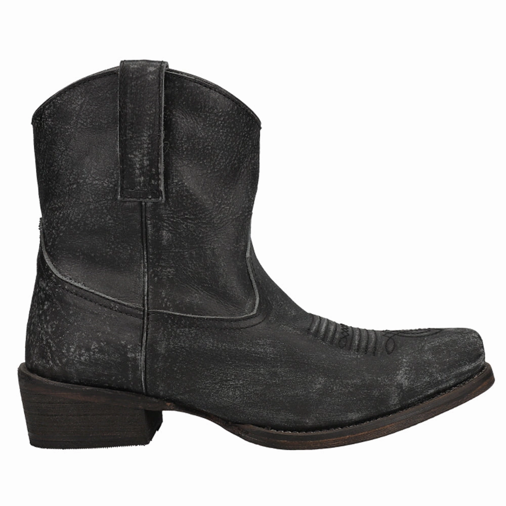 Airflow Ventilation Hyperlock Lacing System Dusty Distressed Snip Toe Cowboy Booties