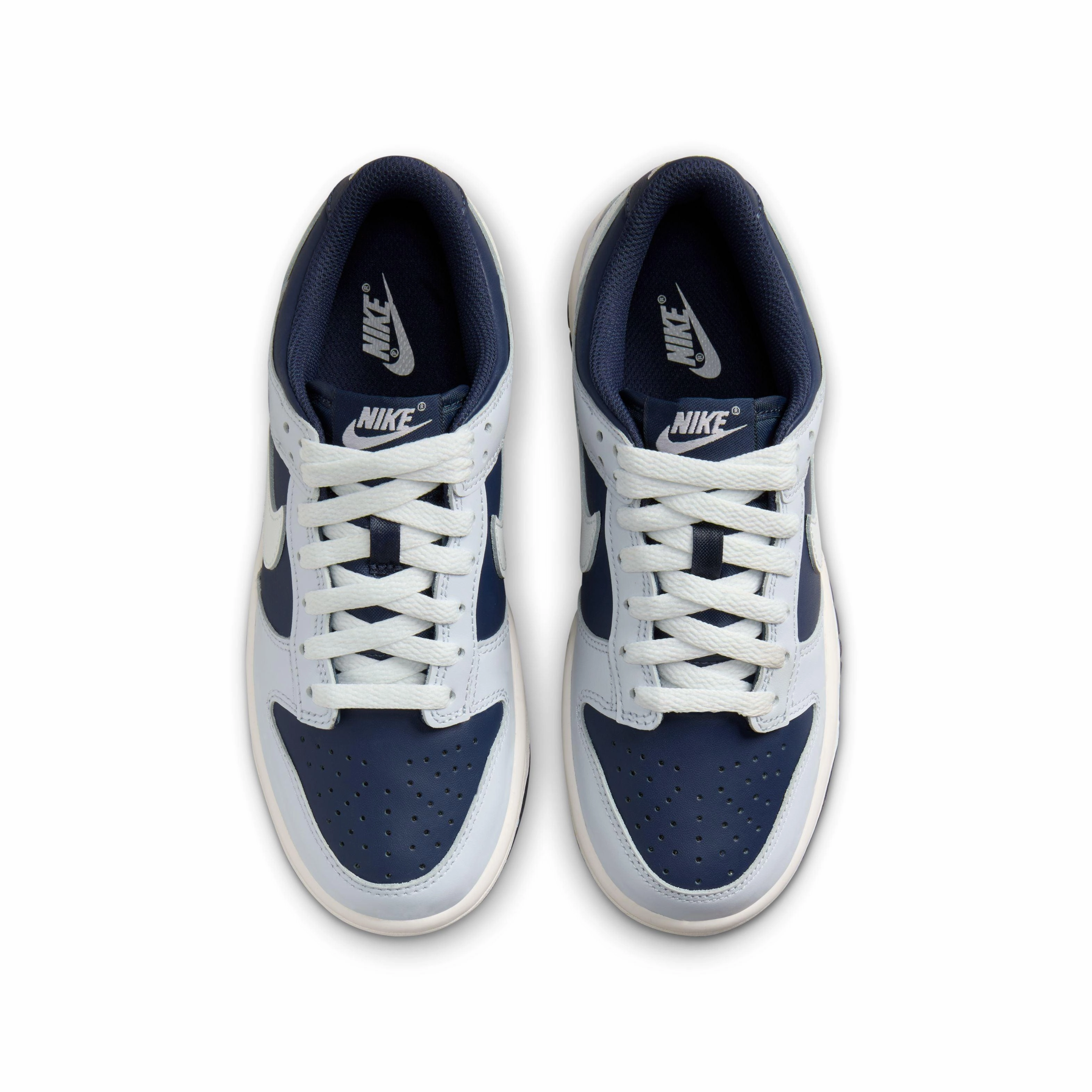 Light Elastic Lacing System Kids Dunk Low 'Football Grey'