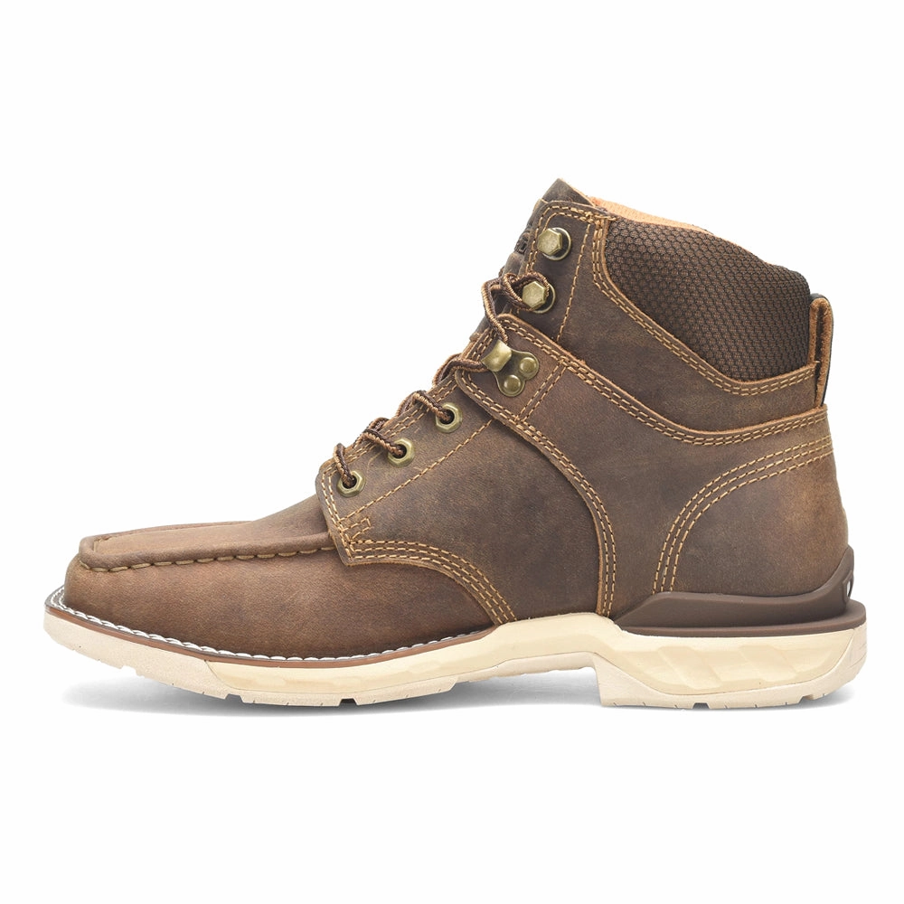 Extended Wear Footwear Brunel 6 inch Lace Up Electrical Hazard Moc Toe Work Boots