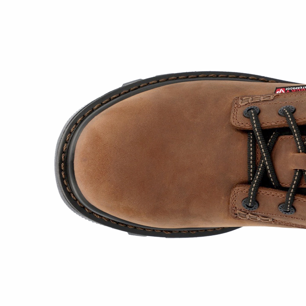 Heavy Duty Material Rams Horn 6 Inch Waterproof Composite Toe Work Boots