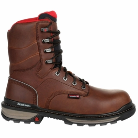 Hard Wearing Lining Rams Horn 8 Inch Waterproof Soft Toe Work Boots