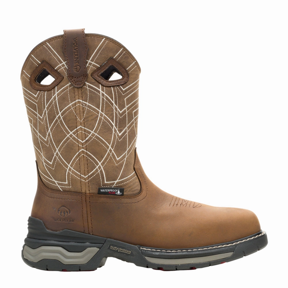 Weather Resistant Footwear Long-lasting Cushion Rancher Infinity 6 Inch Waterproof Composite Toe Work Boots
