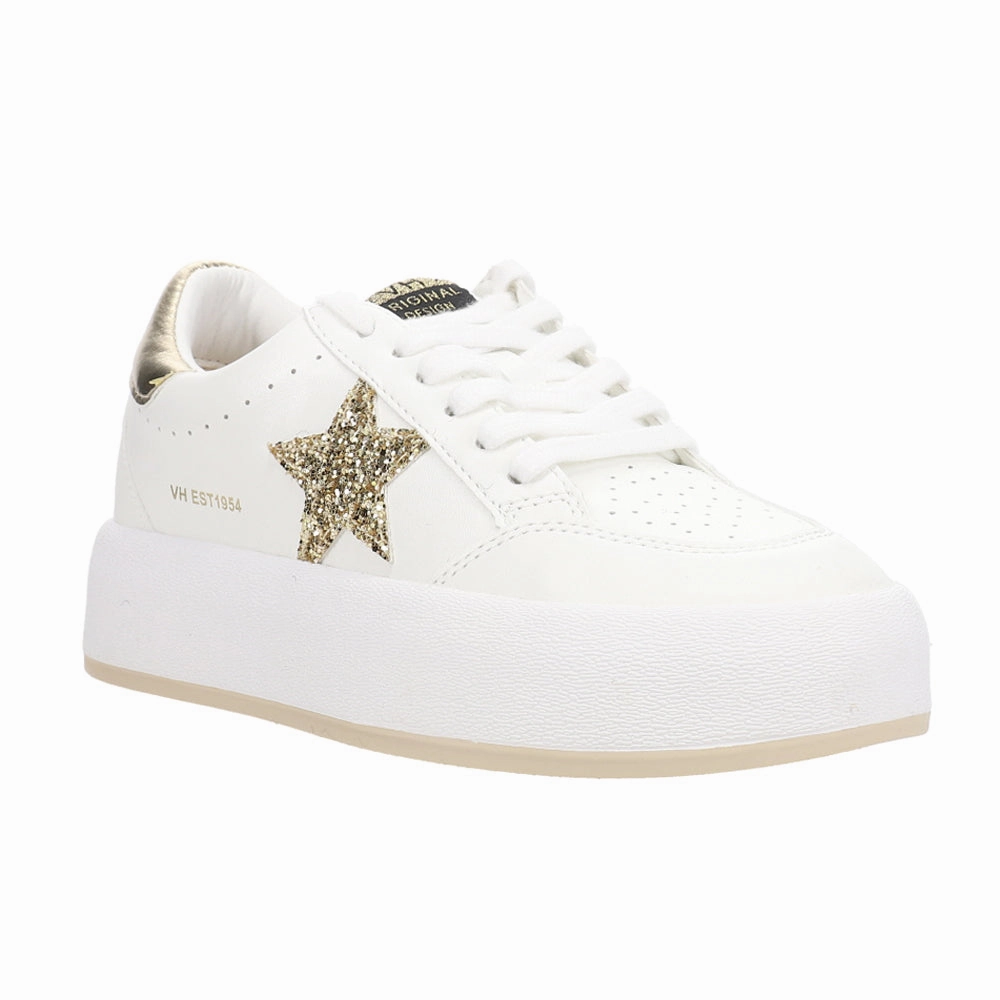 Sculpted materials fitness freaks Ream Glitter Metallic Platform Slip On Sneakers