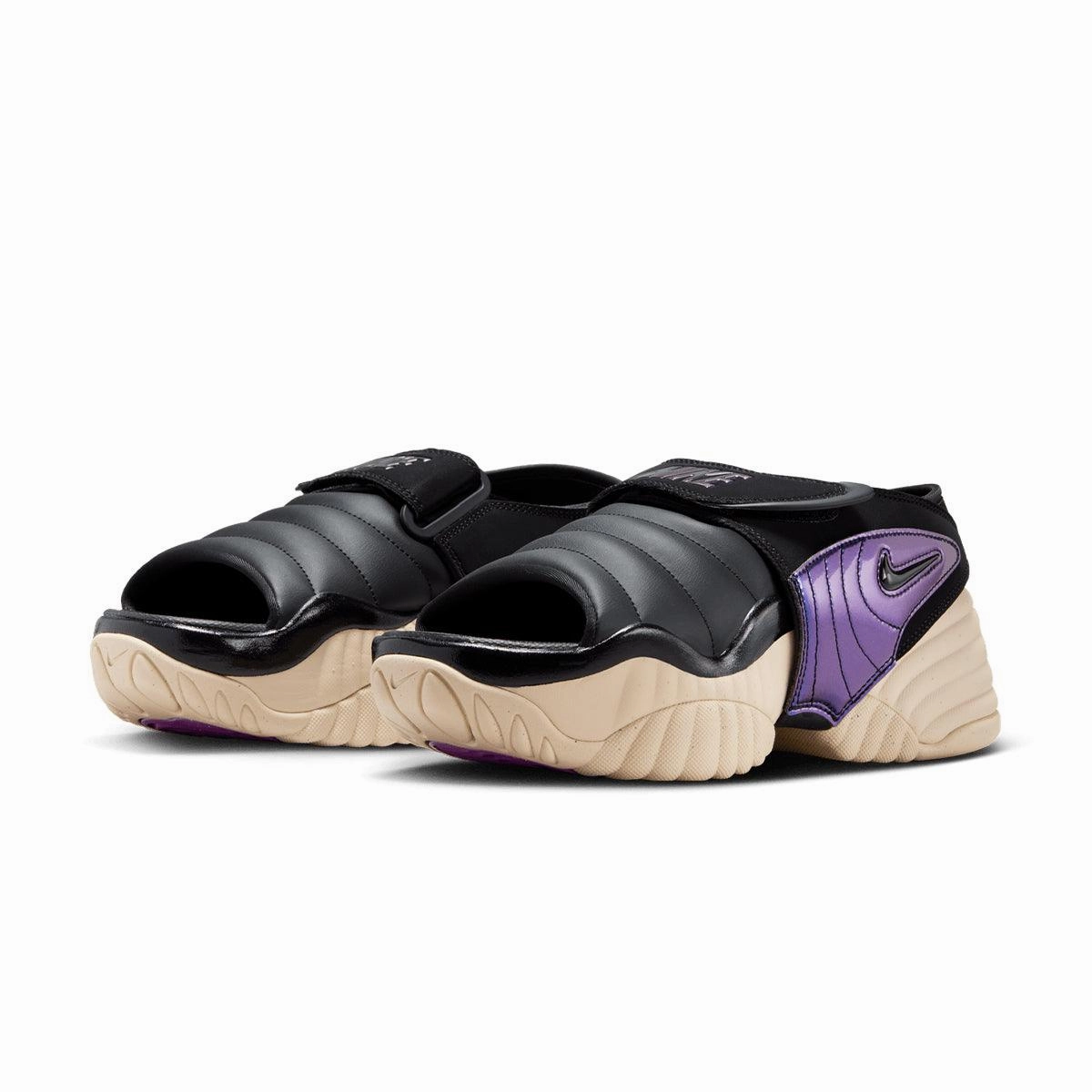 Breathable flair Wmns Air Adjust Force Sandal 'Black Vivid Purple'