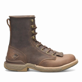 Performance Ready Raid 8 inch Lace Up Oil Resistant Soft Toe Work Boots