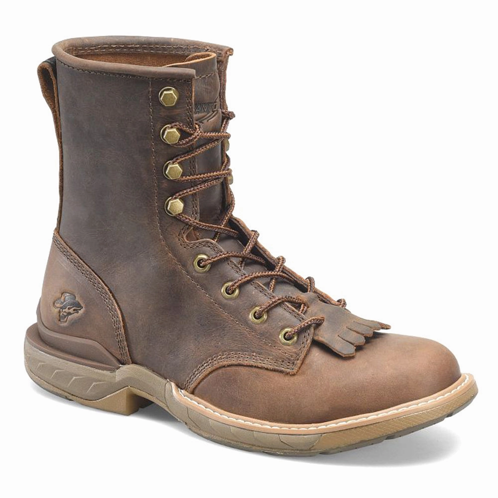 Raid 8 inch Lace Up Oil Resistant Soft Toe Work Boots Ankle Support