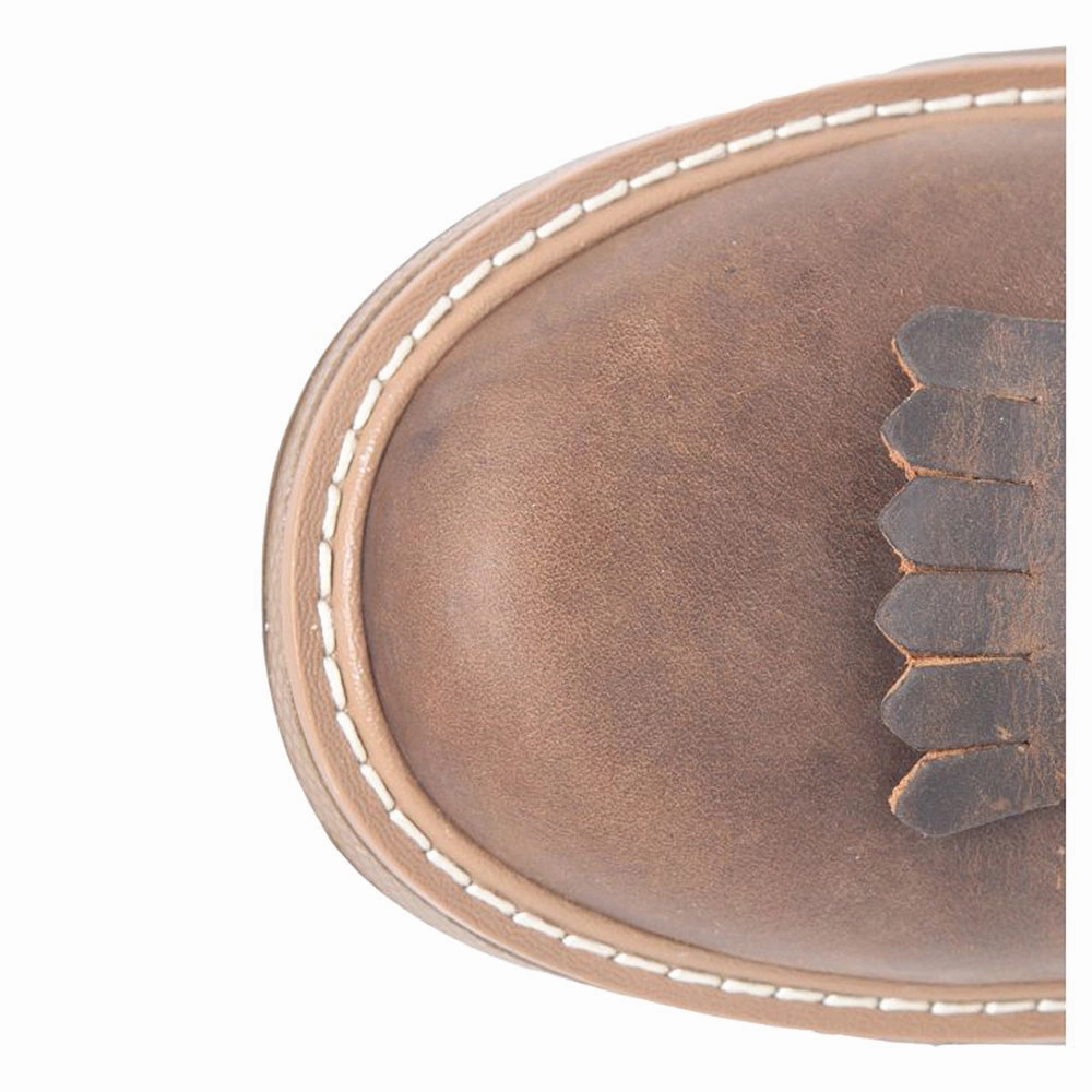 Raid 8 inch Lace Up Oil Resistant Soft Toe Work Boots Flexibility Fit Wear Resistant Build Footwear