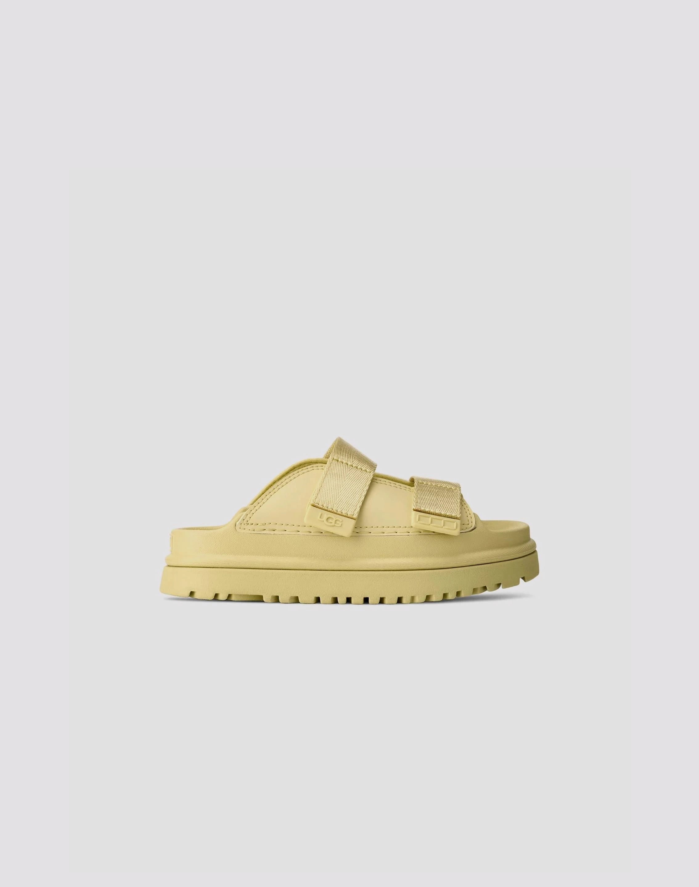 UGG GoldenGlow Slides Grade-School Seamless Internal Structure Quick Fit
