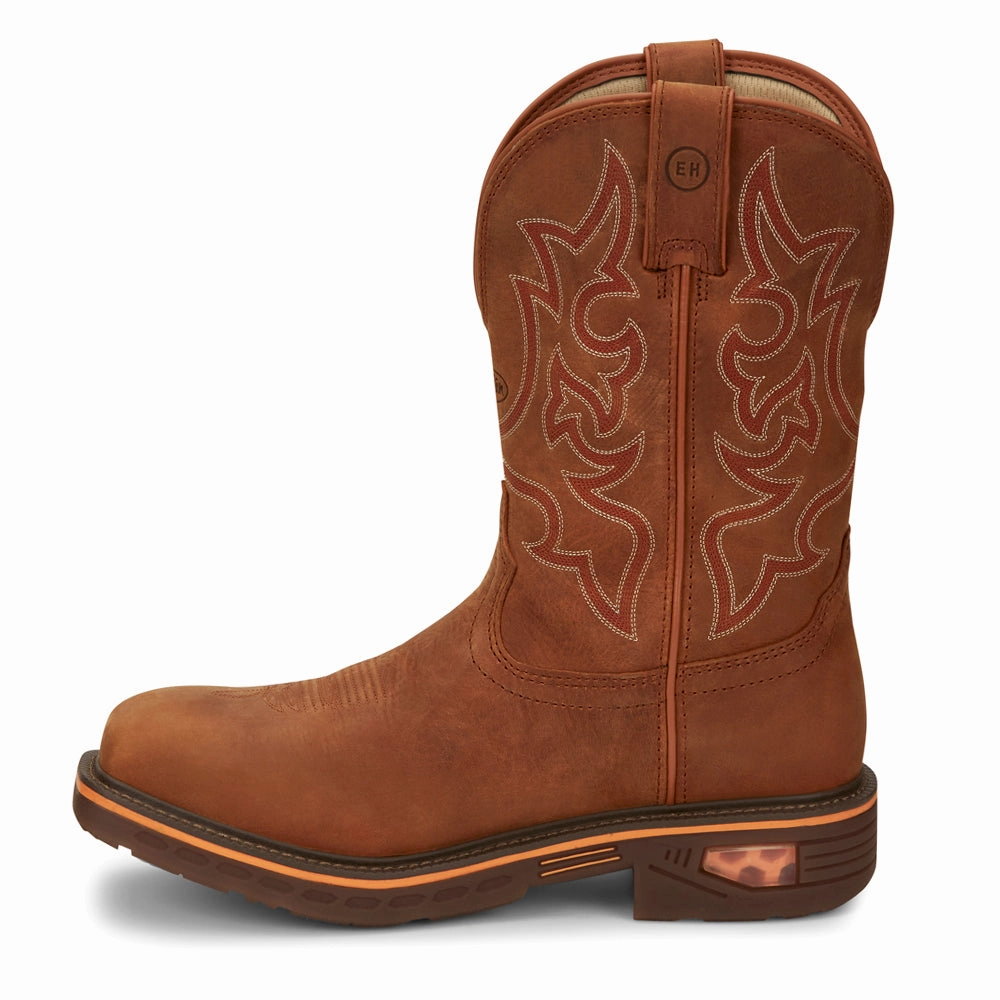 Resistor 11 Inch Waterproof Nano Composite Toe Work Boots Supportive Lining