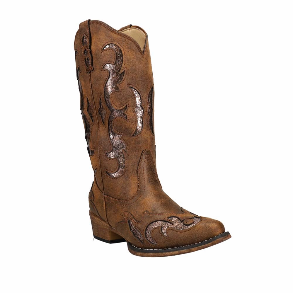 Riley Flextra Metallic Underlay Snip Toe Cowboy Boots Tensile Reinforcement