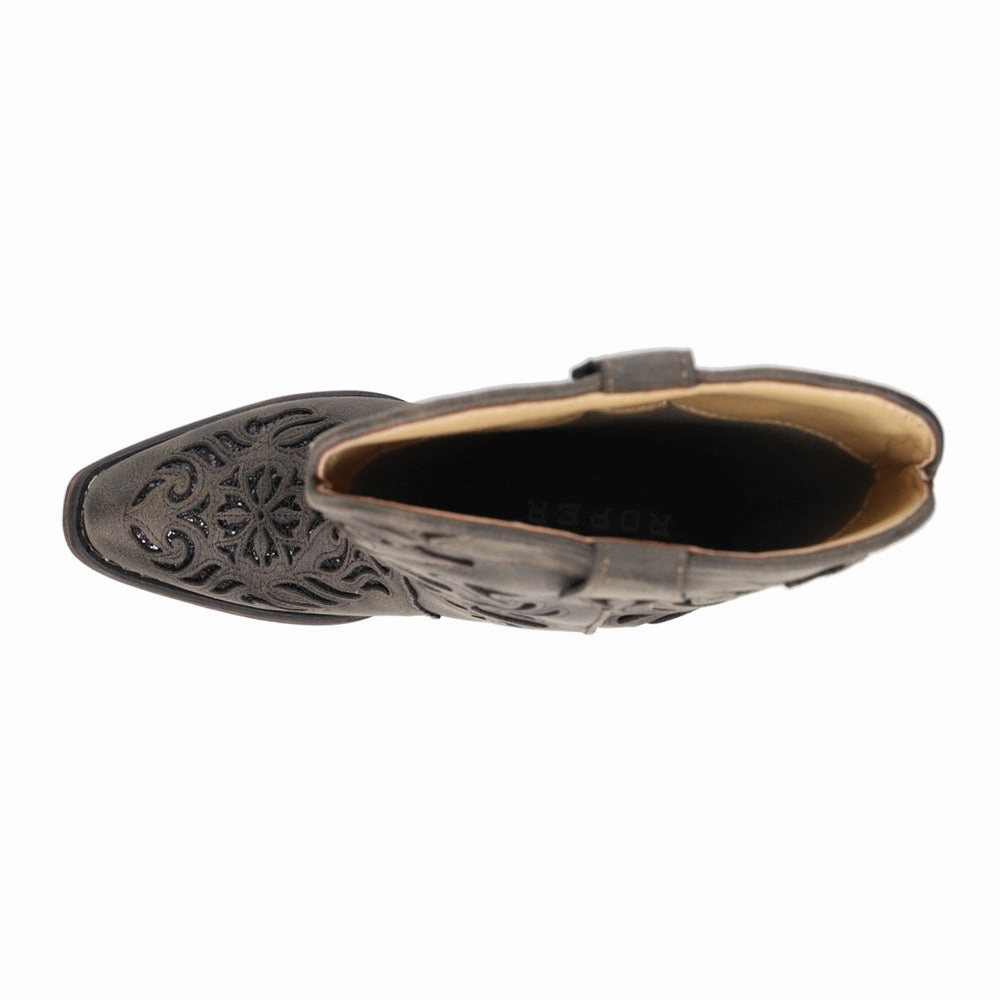 Important windy - weather Riley Glitz Glitter Underlay Snip Toe Cowboy Boots