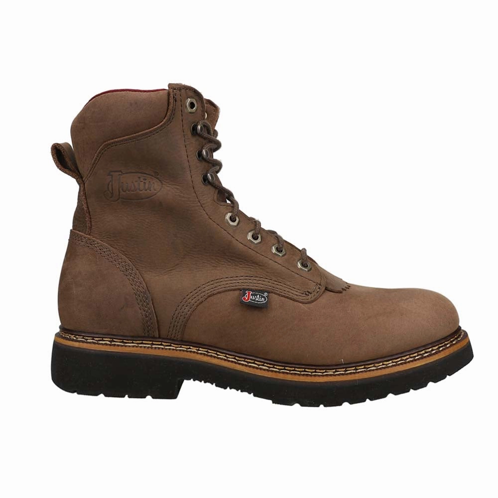 Rivot 8 Inch Lace Up Work Boots Slip-resistant fit