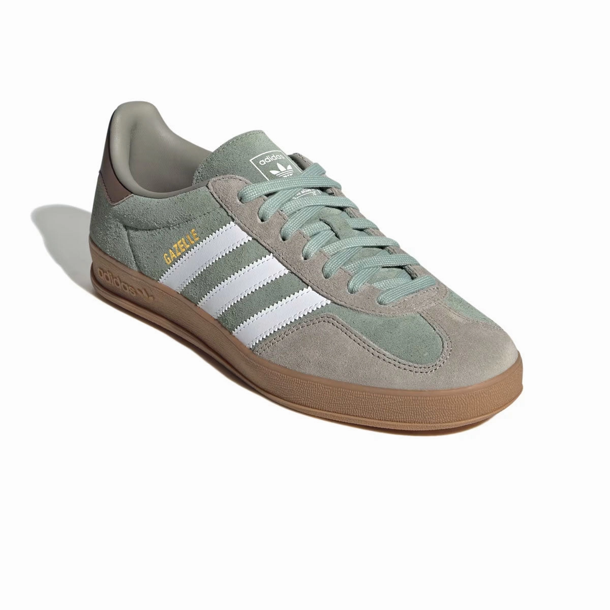 Unified Density Midsole informal event Gazelle Indoor 'Silver Pebble Silver Green'
