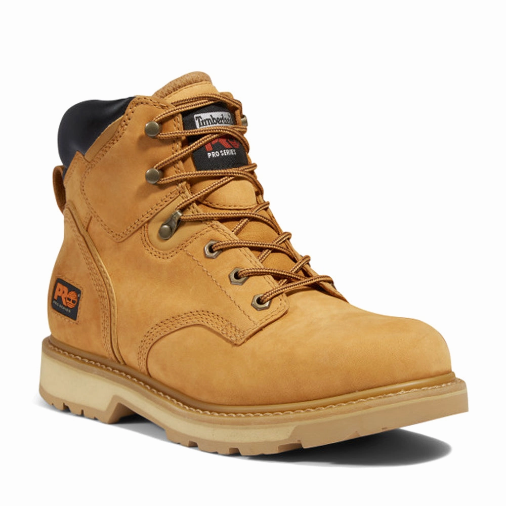 Pit Boss 6 Inch Oil Resistant Steel Toe Work Boots Sturdy Support