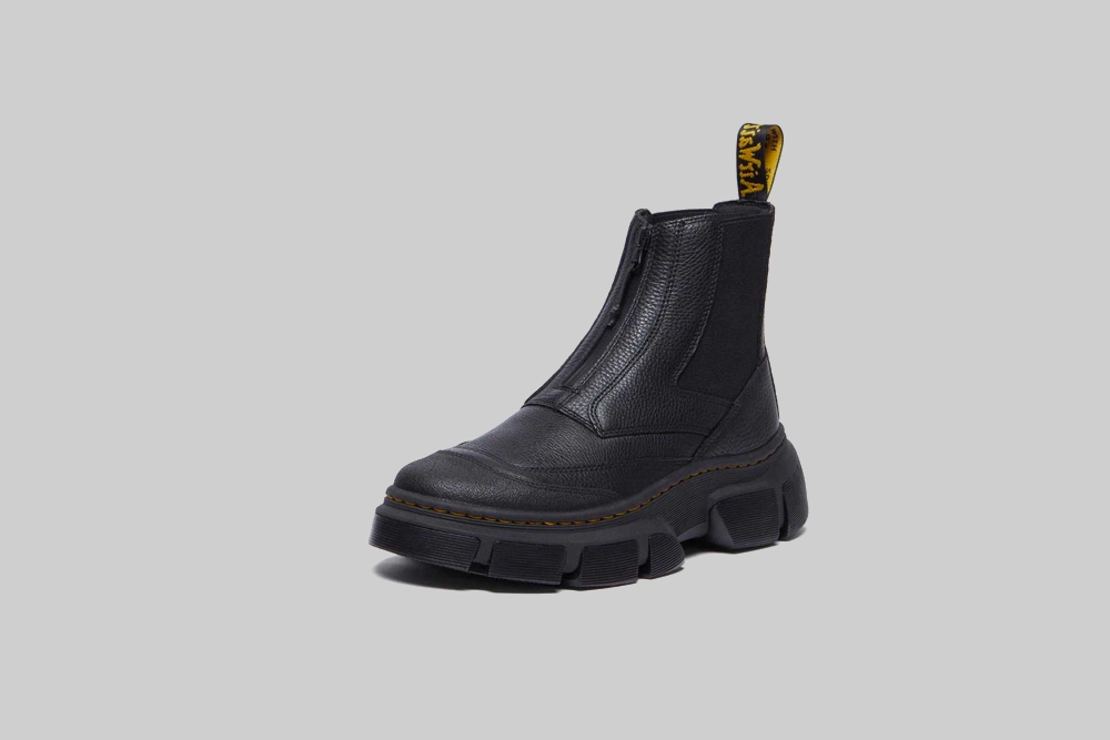 Padded Tongue Dr. Martens DMXL Zip Chelsea Leather Boots - 41070001