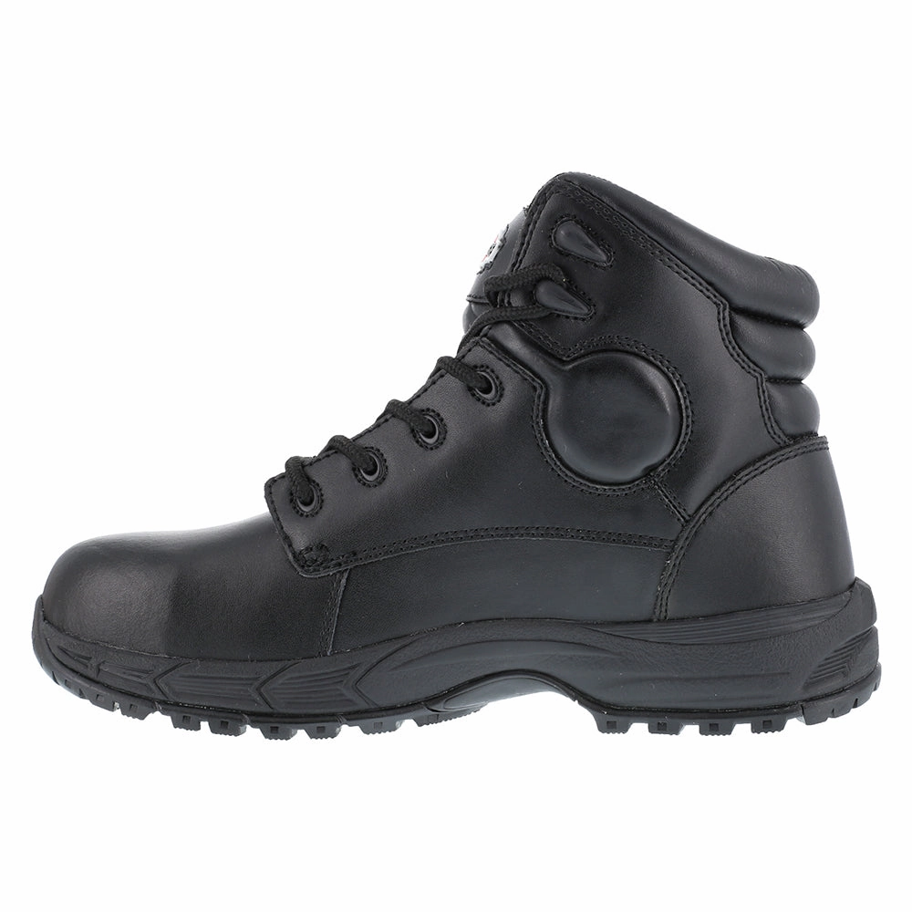 Durable Comfort Gear Work Site Gear Ground Finish 6 Inch Electrical Soft Toe Work Boots