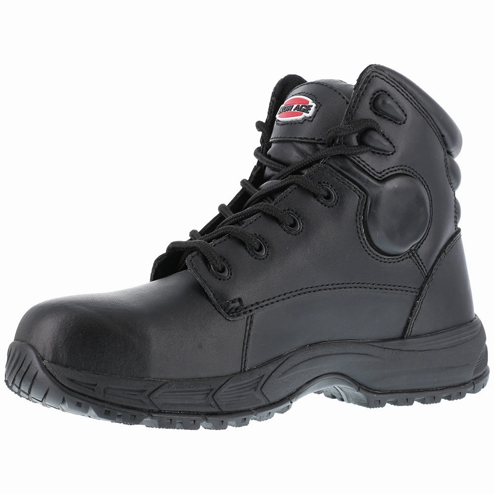 Sturdy Construction Ground Finish 6 Inch Electrical Soft Toe Work Boots