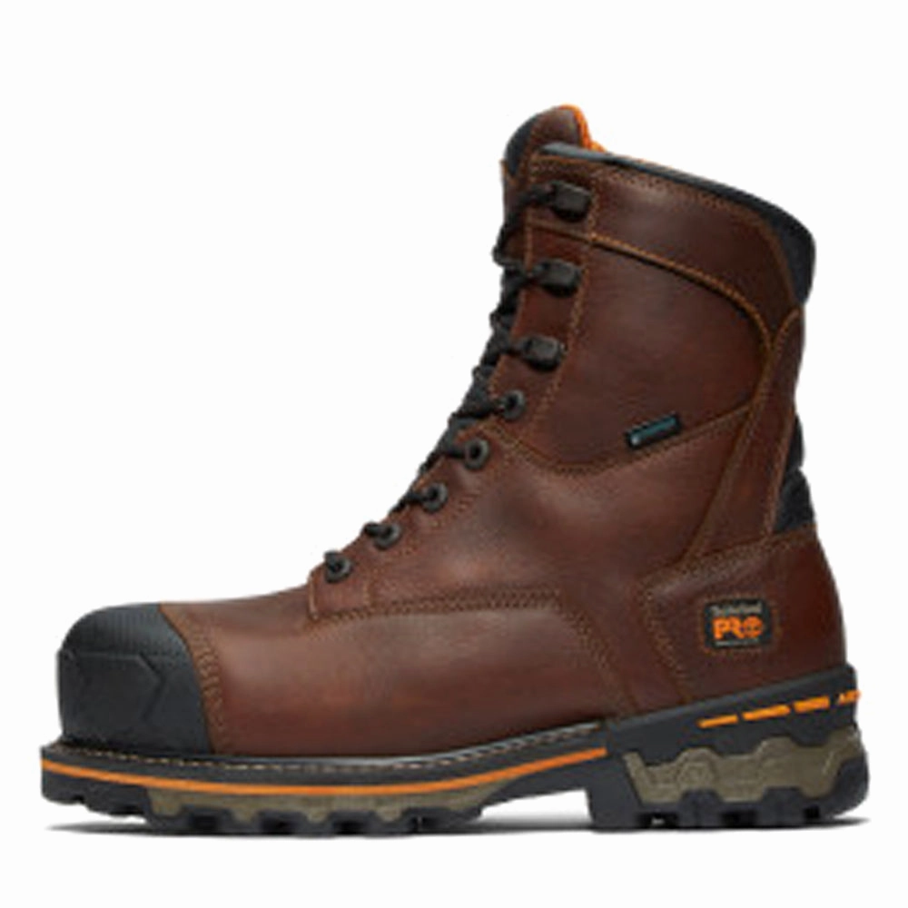 Work Ready Gear Anti Oil Gear Boondock 8 Inch Waterproof Composite Toe Work Boots