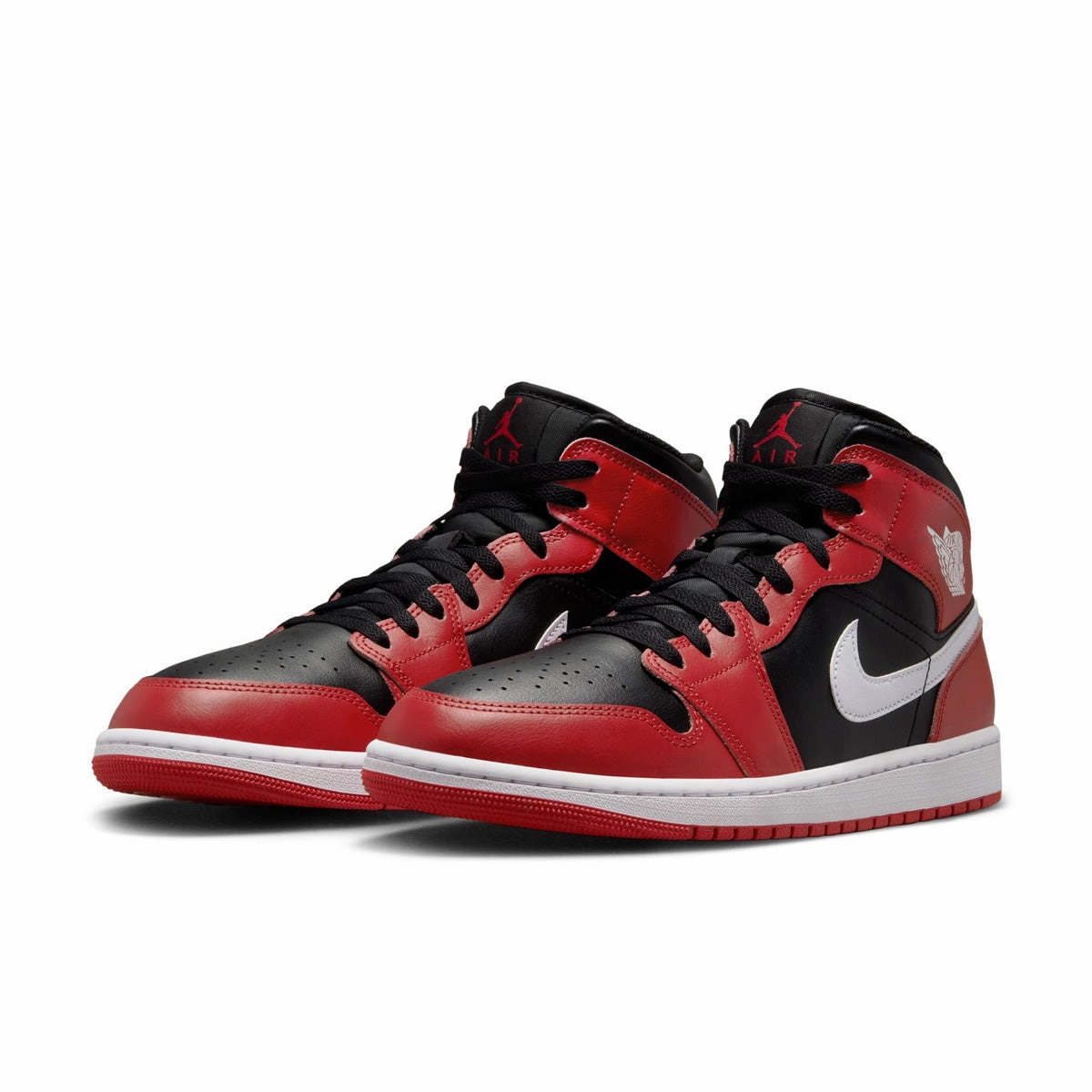 Air Jordan 1 Mid 'Gym Red Black Toe' High Rebound Foam Core