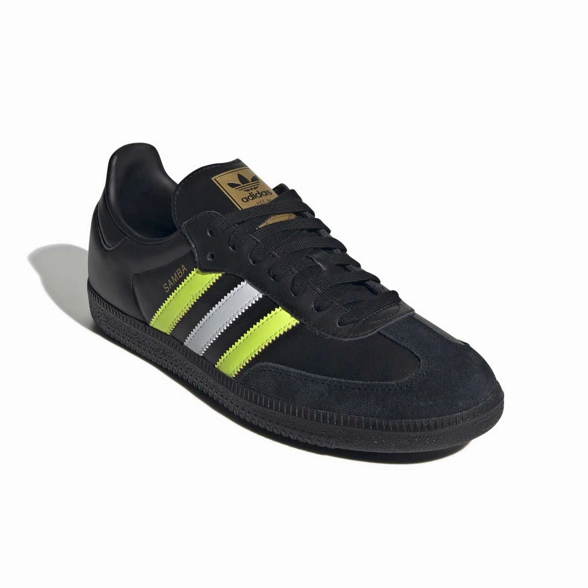 Reflective Safety Details Samba OG 'Black Solar Yellow'