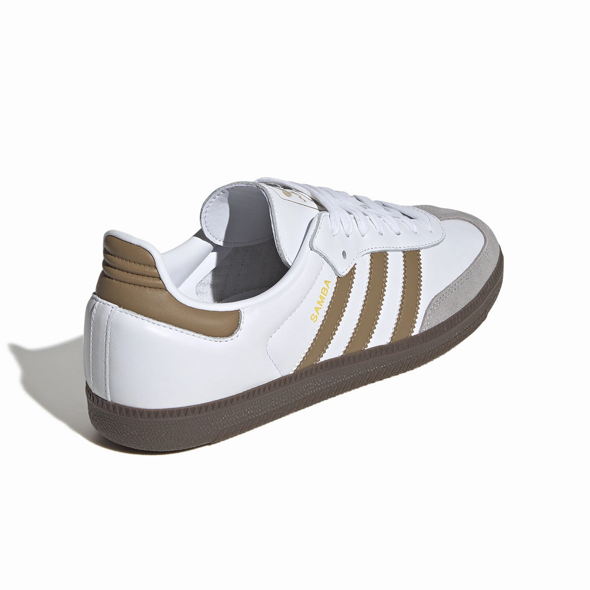 Samba OG 'Cloud White Brown Desert' Compression Resistant Fiber Lace Lock Technology