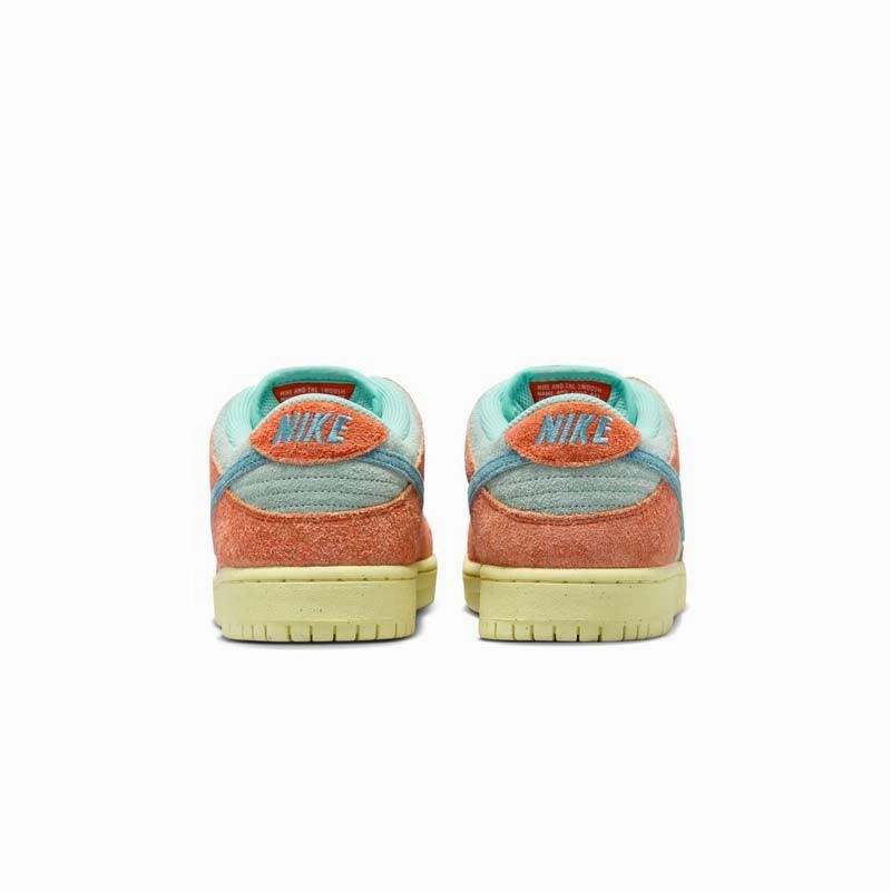 SB Dunk Low Premium 'Orange Emerald Rise' Forest Stretch Panels