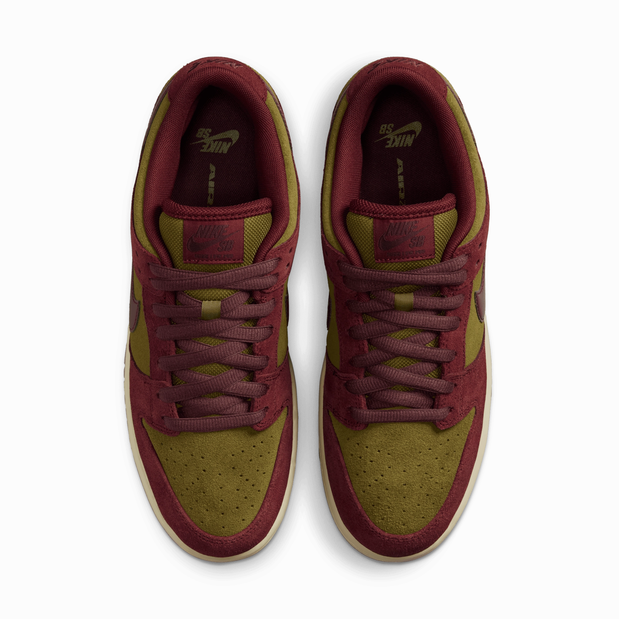 Elastic Gaitor Integration SB Dunk Low Pro 'Dark Team Red Olive Flak'