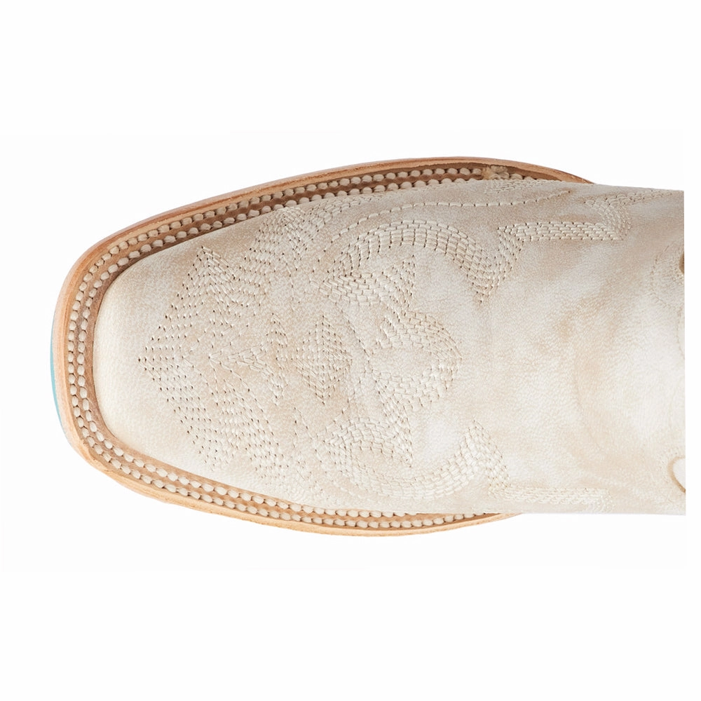 Saratoga Embroidered Square Toe Cowboy Boot sophisticated adults' choices Eco Friendly Sole