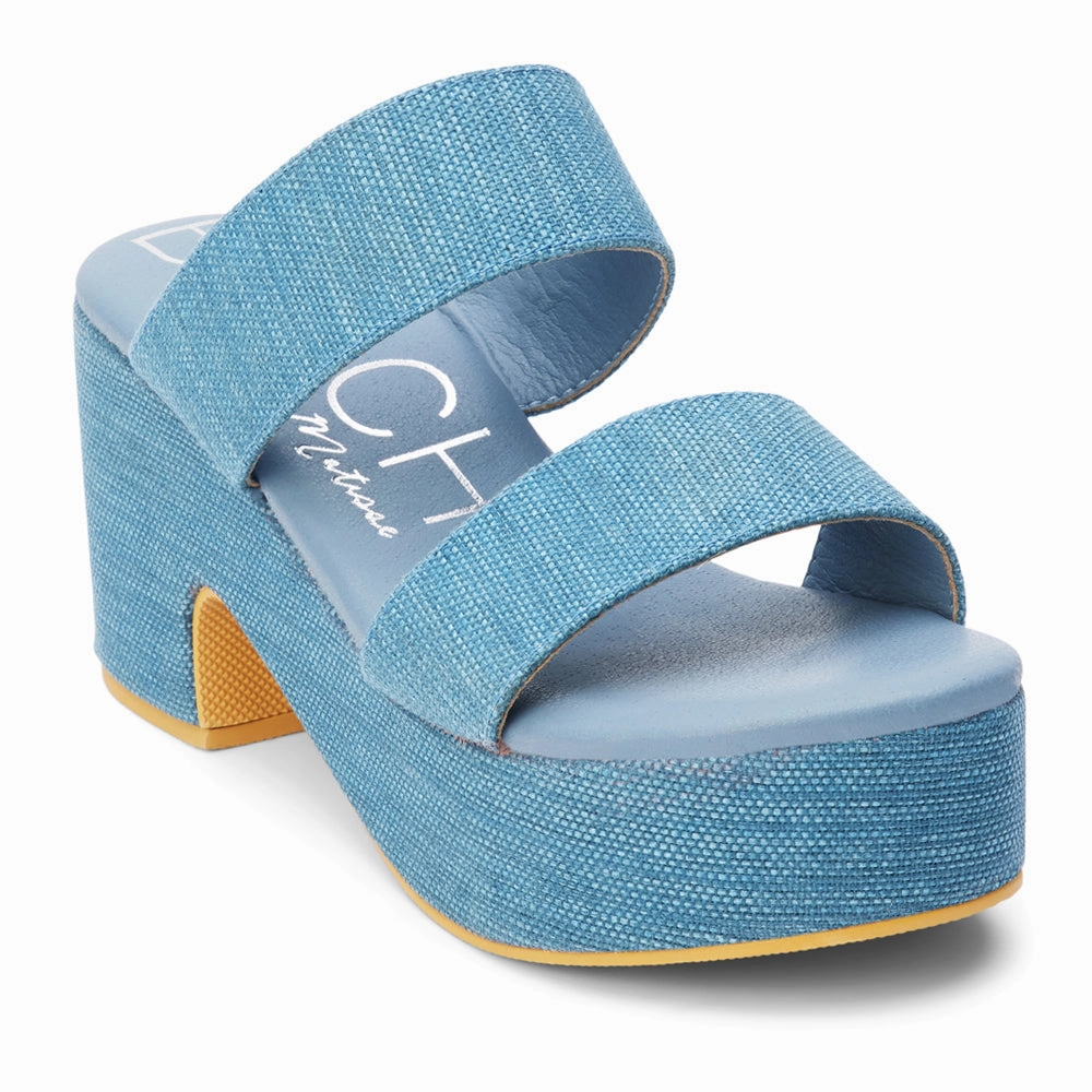 Non Restrictive Design Casual grip Ocean Ave Platform Block Heel Sandals