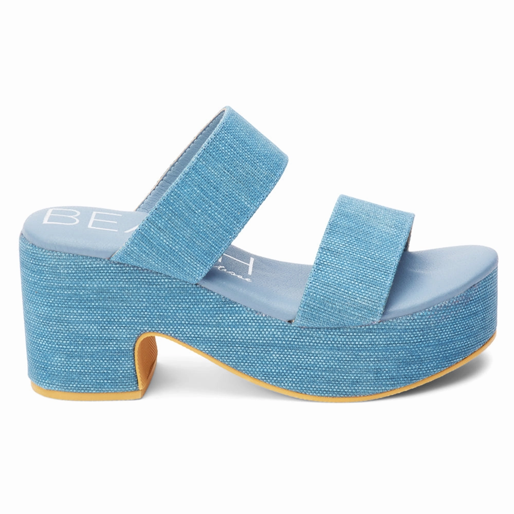 Ocean Ave Platform Block Heel Sandals Gift Sneakers