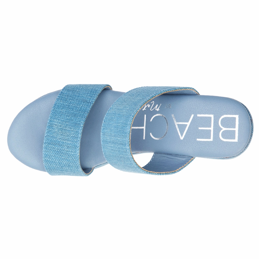 Ocean Ave Platform Block Heel Sandals Compression Molded Cushioning