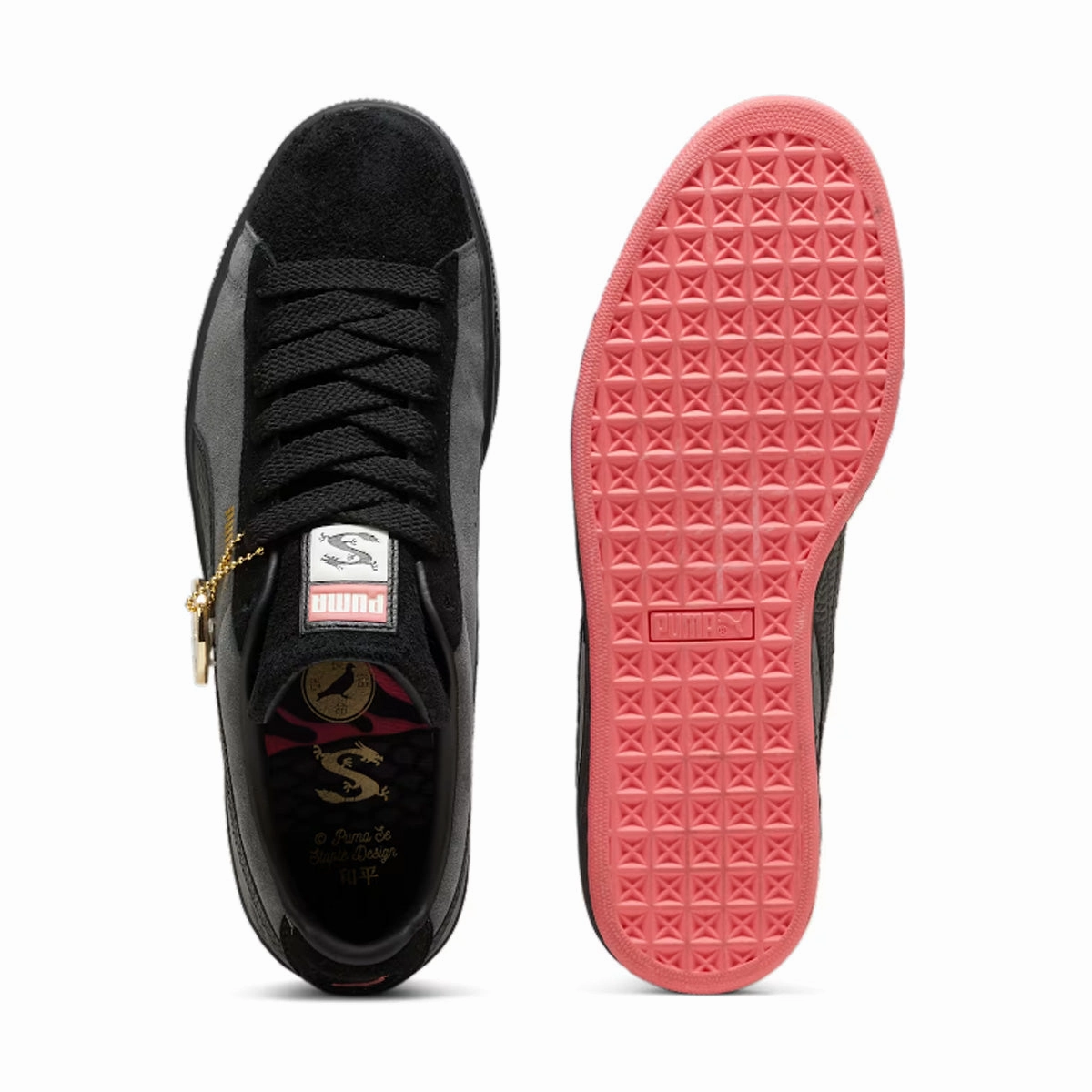 hook - and - loop tennis players' agility   STAPLE Suede 'PUMA Black'