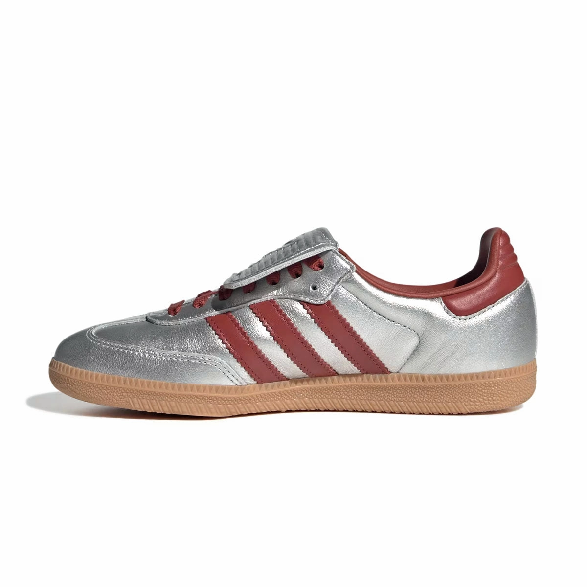 teenagers' widest Wmns Samba Long Tongue 'Silver Metallic Preloved Ruby'
