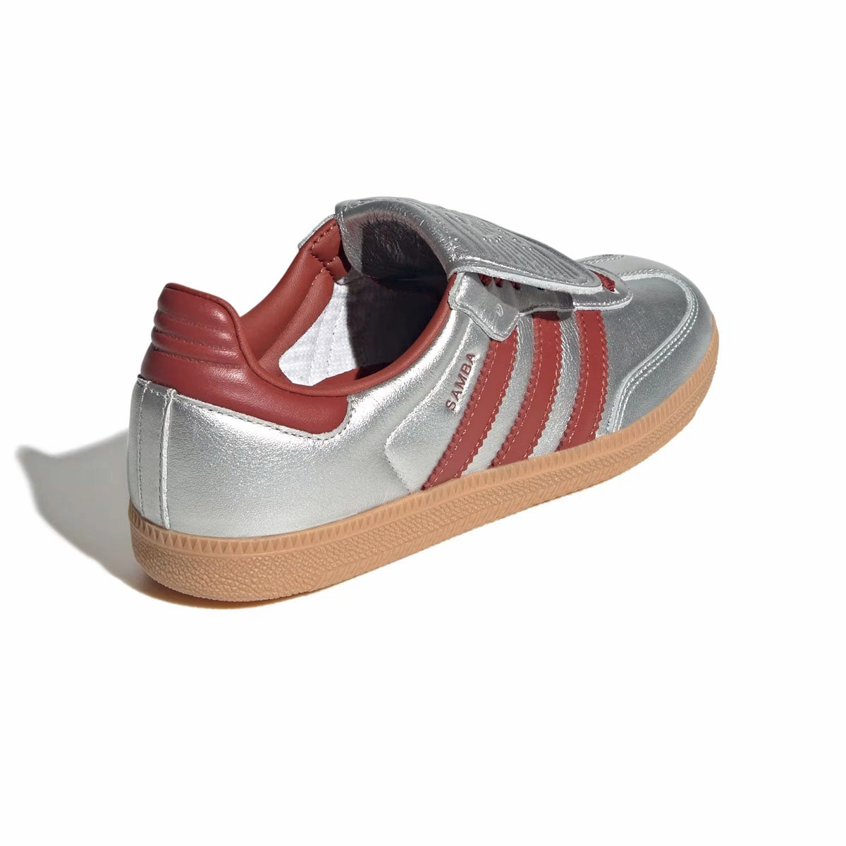 Wmns Samba Long Tongue 'Silver Metallic Preloved Ruby' Impact-absorbing